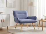 Armchair Jeans Blue Fabric 42047710