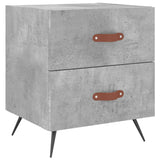 Bedside Cabinets 2 pcs Concrete Grey 40x35x47.5 cm Engineered Wood 827253