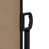 Retractable Side Awning Taupe 140x1200 cm 4004814