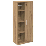 Bathroom Cabinet with Roll Holder Artisan Oak 39x22x90 cm 858532
