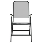 ZNTS 5 Piece Garden Dining Set Anthracite Metal Mesh 3211819