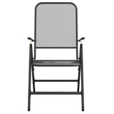 ZNTS 5 Piece Garden Dining Set Anthracite Metal Mesh 3211819