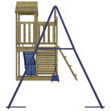 Outdoor Playset Impregnated Wood Pine 3155896