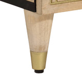 TV Cabinet 105x33x46 cm Solid Wood Mango 358248