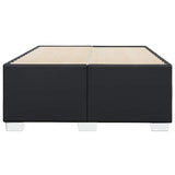 Bed Frame without Mattress Black Double Faux Leather 3284578