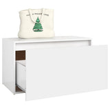 Bench White Engineered Wood 80x40x45 cm Bench Rectangular 808666