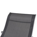 Folding Sun Loungers 2 pcs Aluminium and Textilene 43654