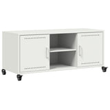 TV Cabinet White 100.5x39x43.5 cm Steel 846667