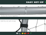 8ft x 5ft Football Goal, Football Net for Garden with Ground Stakes, Quick and Simple Set Up T3398P349125