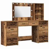 Dressing Table 3 pcs Brown 40 x 41 x 135 cm Engineered wood 3334216
