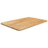 Bathroom Countertop Light Brown 60x40x1.5cm Treated Solid Wood 343012