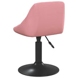 Bar Stool Geometric Pink 46 x 44 x cm Faux leather 335321