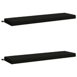 2-Piece Bench Cushions SOEST 2 pcs 100% Polyester Black 949849