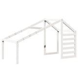 High Sleeper Bed without Mattress White 90x190 cm Single Solid Wood Pine 3281981
