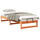 Bed Frame Brown 80 x 200 cm Solid Pine Wood 873150