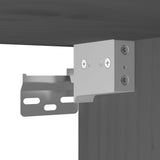 Wall Cabinets 2 pcs Grey 45x30x35 cm Solid Pinewood 813440