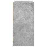 Sideboard Concrete Grey 102x37x75.5 cm Engineered Wood 3295874
