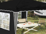 Pop-up Party Tent 288 x 288 x 245 cm Black Oxford Fabric 42019766