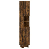 3 Piece Bathroom Cabinet Set EDE Smoked Oak Engineered Wood 3417824