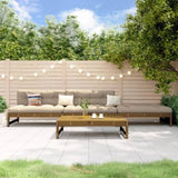 4 Piece Garden Lounge Set Honey Brown Solid Wood Pine 3186595