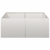 Planter 100x100x40 cm Stainless Steel 860819