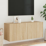 TV Cabinet Wall-mounted Sonoma Oak 100x30x41 cm 836968