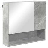 Bathroom Furniture Set Wall-mounted 4 pcs Concrete Grey 3392966