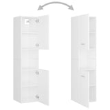 Bathroom Furniture Set White Engineered Wood 3071486