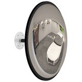 Indoor Convex Traffic Mirror Black 40 cm Acrylic 153078