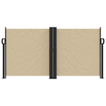 ZNTS Retractable Side Awning Beige 120x600 cm 4004600