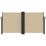 ZNTS Retractable Side Awning Beige 120x600 cm 4004600