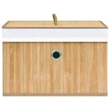Bamboo Storage Boxes 4 pcs 320765