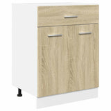 8 Piece Kitchen Cabinet Set Lyon Sonoma Oak Engineered Wood 3307656