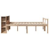 Bookcase Bed without Mattress 160x200 cm Solid Wood Pine 3321973
