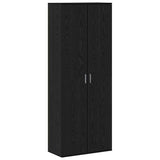 Highboard Black Oak 70 x 33.5 x 180 cm Engineered Wood 3365566
