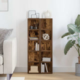 CD Cabinets 2 pcs Smoked Oak 21x16x93.5 cm Engineered Wood 815318