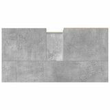 Sink Cabinet Concrete Grey 65x33x60 cm Engineered Wood 857119