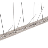 4-row Stainless Steel Bird & Pigeon Spikes Set of 20 10 m 149131