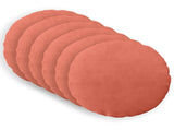 Cushion Cover 6 pcs HEERLEN Red Orange 60 cm Corduroy 922926
