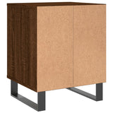 Bedside Cabinets 2 pcs Brown Oak 40x35x50 cm Engineered Wood 830747