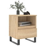 ZNTS Bedside Cabinets 2 pcs Sonoma Oak 40x35x50 cm Engineered Wood 830643