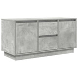 TV Cabinet with LED Lights Concrete Grey 100x41x50 cm 861412