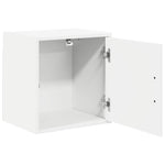 ZNTS Garage Wall Cabinets 2 pcs White Engineered Wood 860626