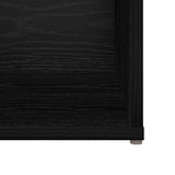 TV Cabinet Set 4 pcs Black Oak 37 x 35 x 107 cm Engineered Wood 3393523