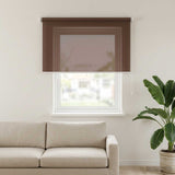 Outdoor Roller Blind 90% UV Block Taupe 240 x 140 cm HDPE 42036151