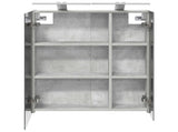 Bathroom Mirror Cabinet Concrete Grey 60 x 14.5 x 70 cm 889066