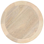 ZNTS Side Table Ø40x45 cm Solid Mango Wood 320600