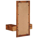 Wall Mirror with Drawers 60x33x90 cm Solid Wood Acacia 4102372