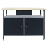 Workbench Black 120x60x85 cm Steel 145345