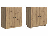 Cabinet Set 2 pcs Artisan Oak 66 x 34.5 x 90 cm Engineered Wood 3416366